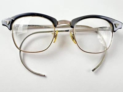 Vintage American Optical 1/10 12KGF Eyeglasses 6 1/2 AO USA 50s Frame Glasses - Image 1 of 4
