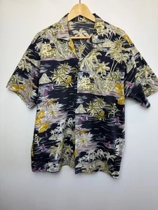 Men’s 46’’ Chest Vintage Hawaiian Shirt Resort Shirt 100% Cotton - Picture 1 of 11