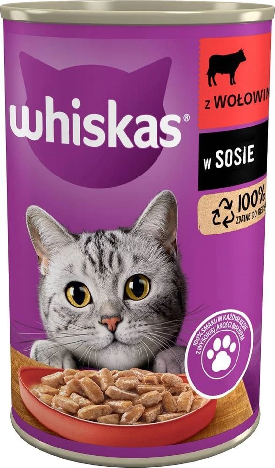 5900951020902 Whiskas Rindfleisch in Sauce 400 g whiskas - Bild 1 von 1