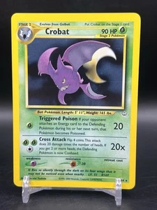 Crobat 4/64 Holo Rare 2000 Pokemon Neo Revelation WOTC English NM - Picture 1 of 4