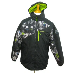 WEATHERPROOF Boy's Teen (Size XL 18/20) Black Winter Jacket Warm Hooded Ski Coat - Picture 1 of 5