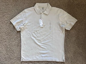 Taglia XL - Polo Uniqlo Japan Airism traspirante rinfrescante marrone nuova - Foto 1 di 7