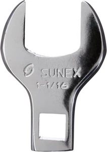 SUNEX TOOLS 97734A 1/2" Dr. 1-1/16" Jumbo Crowfoot Wrench CRV Plata - Imagen 1 de 2