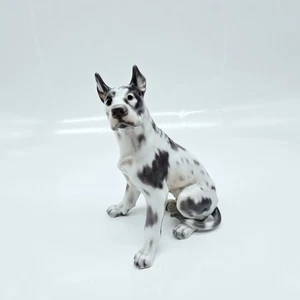 Royal Copenhagen Great Dane Dog Porcelain Figurine 5" Dahl Jensen Vintage - Picture 1 of 7