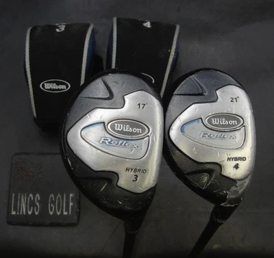 Set of 2 Wilson Reflex 3+4 Hybrids Regular Graphite Shafts & Wilson H/C - Image 1 of 4