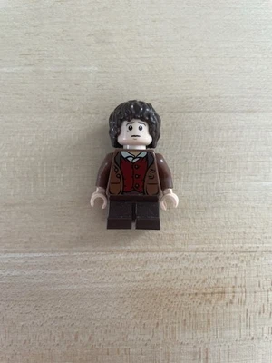 Lego Señor de los Anillos Frodo Bolsones Chaqueta Marrón Rojizo Minifigura LOR062 Foto 1 de 4