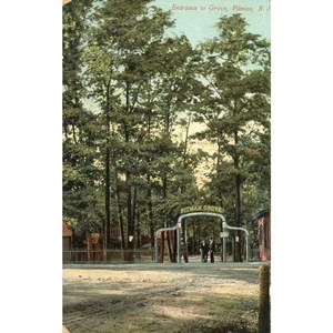 Postcard Early View of Entrance to Pitman Grove, Pitman, NJ. Z5 - Picture 1 of 2