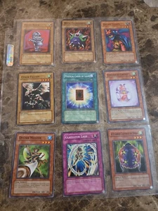 Yugioh cards lot Vintage Plus Modern 9 Card Lot - Bild 1 von 2
