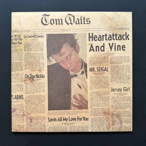 TOM WAITS Heartattack and Vine Vinyl Record Album Original Inner Sleeve NM - Foto 1 di 2