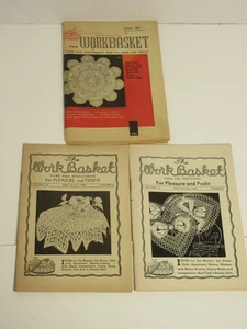 3 Vintage Workbasket Magazines 1949,1950,1957 - Picture 1 of 1