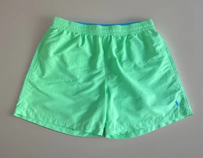 Polo Ralph Lauren vibrante neón verde bañador talla XL forrado board shorts Foto 1 de 4