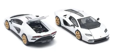 POP RACE, LAMBORGHINI Countach LPI 800-4 Bianco, 1/64,  PR640117 - Immagine 1 di 2