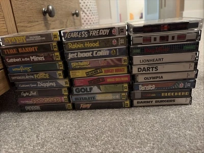 28 Different Vintage Dragon 32 Computer Games Tapes Untested Some Very Rare - Image 1 of 4