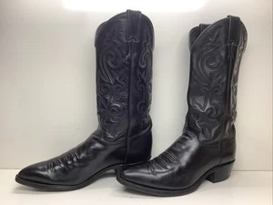 BOTAS VAQUERAS JUSTIN NEGRAS HOMBRE TALLA 9 D - Imagen 1 de 10