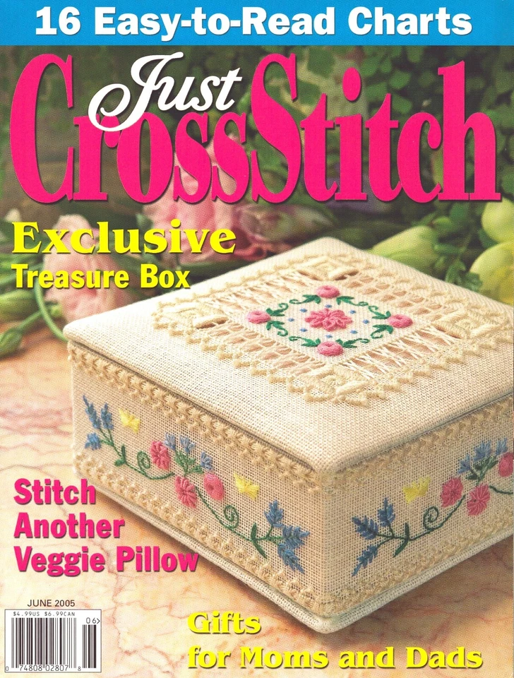 "Just CrossStitch" Magazines Y2K Cross Stitch Patterns and Projects