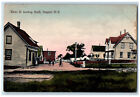 Freeport Nova Scotia Canada Postcard Water Street Looking South 1913 Posted