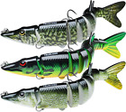 Fishing Lures for Freshwater and Saltwater, Lifelike Swimbait for Bass Trout Cra