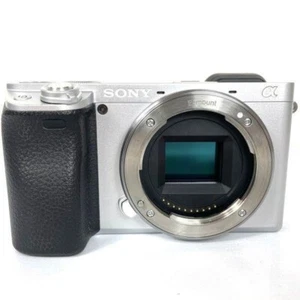 Near Mint Sony Alpha a6400 24.2 MP Digital SLR Camera body From Silver JAPAN - Picture 1 of 5