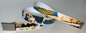Women Super Hero’s BELT & Buckle DC Comics Wonder Woman Bat Girl Catwoman New - Picture 1 of 5