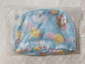 Sanrio Sugarbunnies Cosmetic Wallet Pouch Shirousa Kurousa Blue Sugar bunnies - Picture 1 of 3