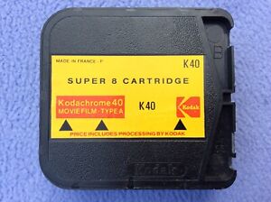 + Part Used - Kodachrome 40 Super 8mm Colour Movie Film - Expiry Unknown +