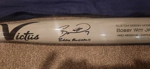Bobby Witt Jr Royals Signed Victus Game Model Bat w/Baseball Insc Autographed - Picture 1 of 2