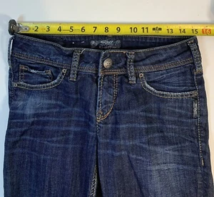 Silver Jeans (28x32 Tag) 30x31 Suki  Straight Leg Denim Great Shape Women’s - Picture 1 of 10