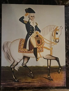 Springbock General George Washington auf einem weißen Ladegerät Puzzle 1975 selten - Bild 1 von 1