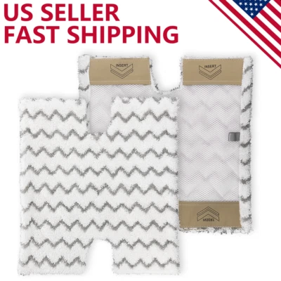 TIDY MONSTER 2 Pcs Microfiber Steam Mop Replacement Pads for Shark Lift-Away Pro Steam Pocket