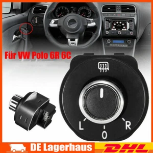 Elektrischer Außenspiegel Verstellung Schalter Chrom Für VW Polo 6R 6C HATCBACK - Bild 1 von 11