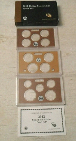 2012  Proof Set Box and Lenses ONLY Cover