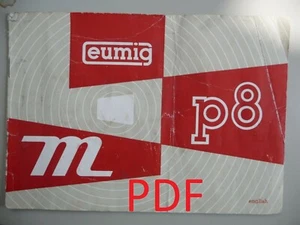 Instructions cine projector EUMIG P8 M - Email/CD - Picture 1 of 2