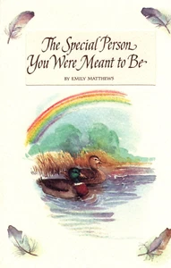 Tarjeta de felicitación de feliz cumpleaños persona especial pato arco iris Emily Matthews - Imagen 1 de 4