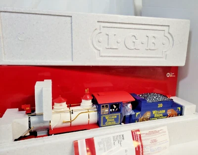 G Scale LGB 24192 Wilson Bros Circus Mogul Steam Loco Tender Sound Smoke NEW  - Image 1 of 4