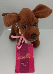 Brauner Labrador Hund Welpe Plüsch Our Generation mit Leine Stofftier OG AG - Bild 1 von 12