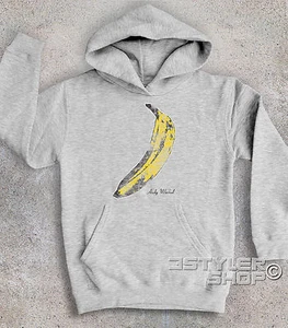 Velvet Rock and Pop Art Kids Sweatshirt by Andy Banana - Picture 1 of 3
