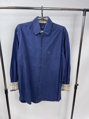 Burberry London Shirt Blue Vintage Size 40 - Image 1 of 4