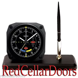 New TRINTEC GLIDESCOPE LOCALIZER Desk Pen Set Classic VOR Alarm Clock DS64 - Foto 1 di 2