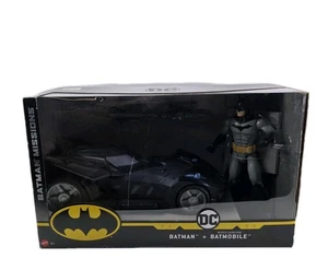 Mattel Batman Missions Batman + Missile Launching Batmobile New - Picture 1 of 10