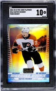 2024-25 O-Pee-Chee Platinum Pond Hockey Variante #264 Matvei Michkov (SGC GEM 10) - Imagen 1 de 2