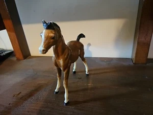 Vintage Breyer Horse Shah Glossy Bay Family Arabian Foal Figure - Picture 1 of 7