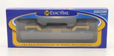 ExactRail EE-1752-1 HO TTX Depressed Center Flat Car #130970 NIB - Image 1 of 2