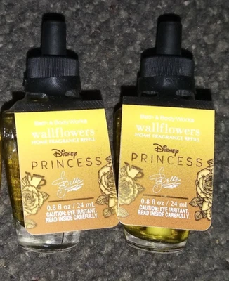 BBW Disney Princesa Bella La Bella y la Bestia Flor de Pared Recarga Bombilla x2 Rosa Foto 1 de 2