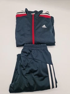 Original Adidas Jogginganzug Größe 152 Sportanzug Jacke Hose Freizeitanzug 2012 - Bild 1 von 5