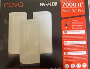 Tenda Nova Mesh WiFi System MW6 (3-Pack) - Covers up to 7000 square feet - Picture 1 of 2