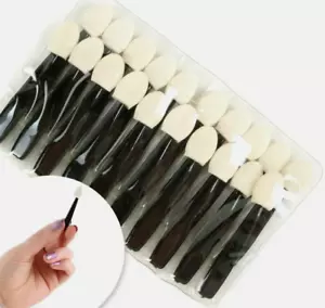Aplicadores de sombras de ojos cepillos de esponja suave varita de maquillaje de ojos cosméticos desechables - Imagen 1 de 13