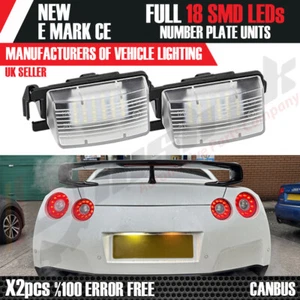 2 unidades de matrícula LED SMD GTR 18 unidades Versa Livina Grand Cube Reino Unido - Imagen 1 de 4