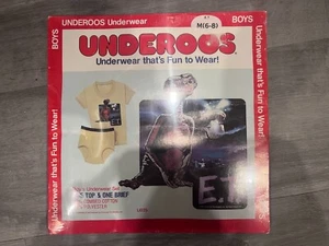 New Vintage 1982 Underoos E.T. Boys Medium (6-8) Underwear Set - Picture 1 of 2