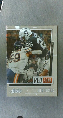 2020 Panini Absolute Red Zone #RZ-JJ Josh Jacobs Raiders - Image 1 of 2