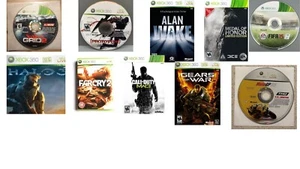 Lote de trabajo de juegos Xbox 360 discos Xbox 360 revendedores coleccionistas x10 - Imagen 1 de 1
